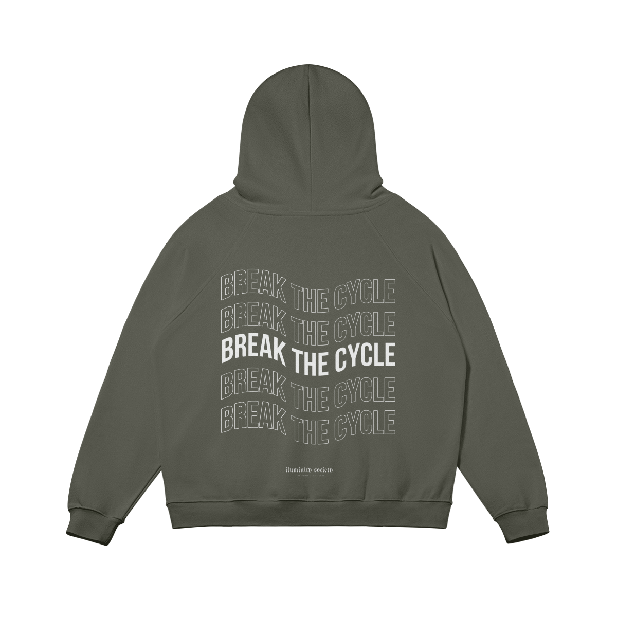 37 Break The Cycle Hoodie Charcoal Grey