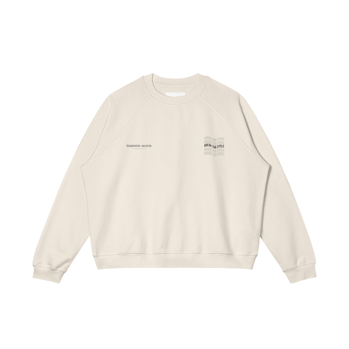 46 BTC Oversize Sweatshirt Apricot